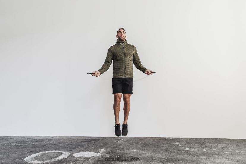 jaqueta acolchoada com zíper 8H2D382 Nobull homens