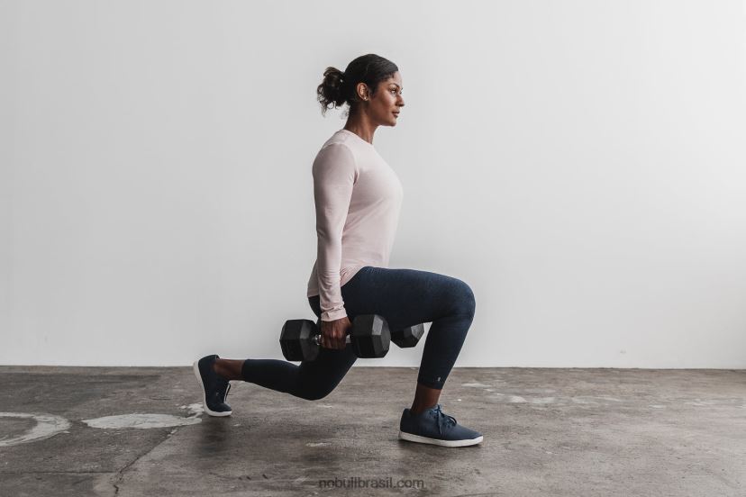 camiseta manga longa 8H2D1158 Nobull mulheres