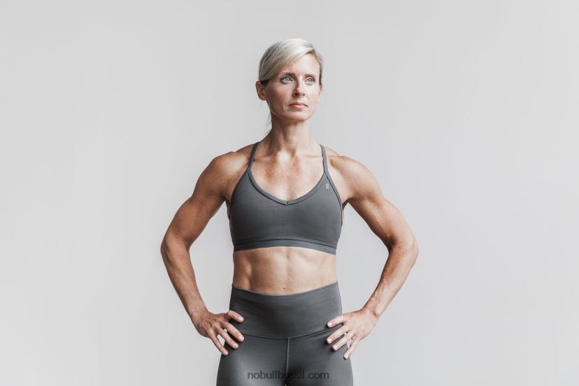 sutiã esportivo com decote em v 8H2D1132 Nobull mulheres