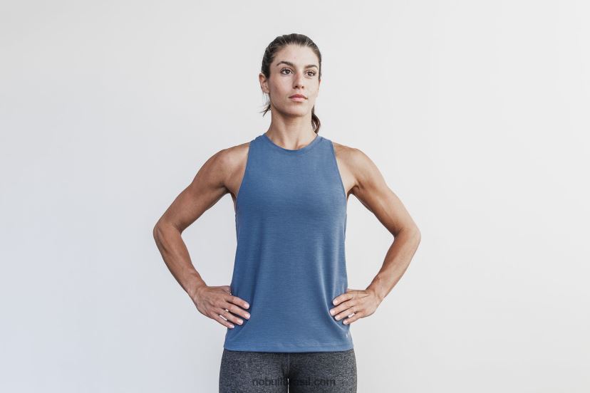 tanque de gola alta 8H2D871 Nobull mulheres