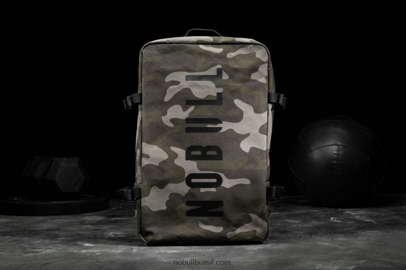 mochila em lona encerada 8H2D453 Nobull unissex